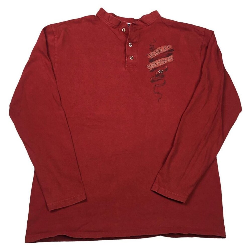 Harley Davidson Shallotte North Carolina Long Sleeve Shirt Adult Size Large
